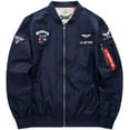 thumbnail image 1 of CORIRESHA Chaquetas bomber ajustadas para hombre Apollo NASA, 1 of 5