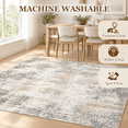 9x12 Area Rugs For Living Room Washable Modern Non Slip Carpetbrown ...