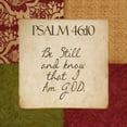 thumbnail image 2 of Greene, Taylor 20x20 Black Ornate Wood Framed with Double Matting Museum Art Print Titled - Psalm 46, 2 of 4