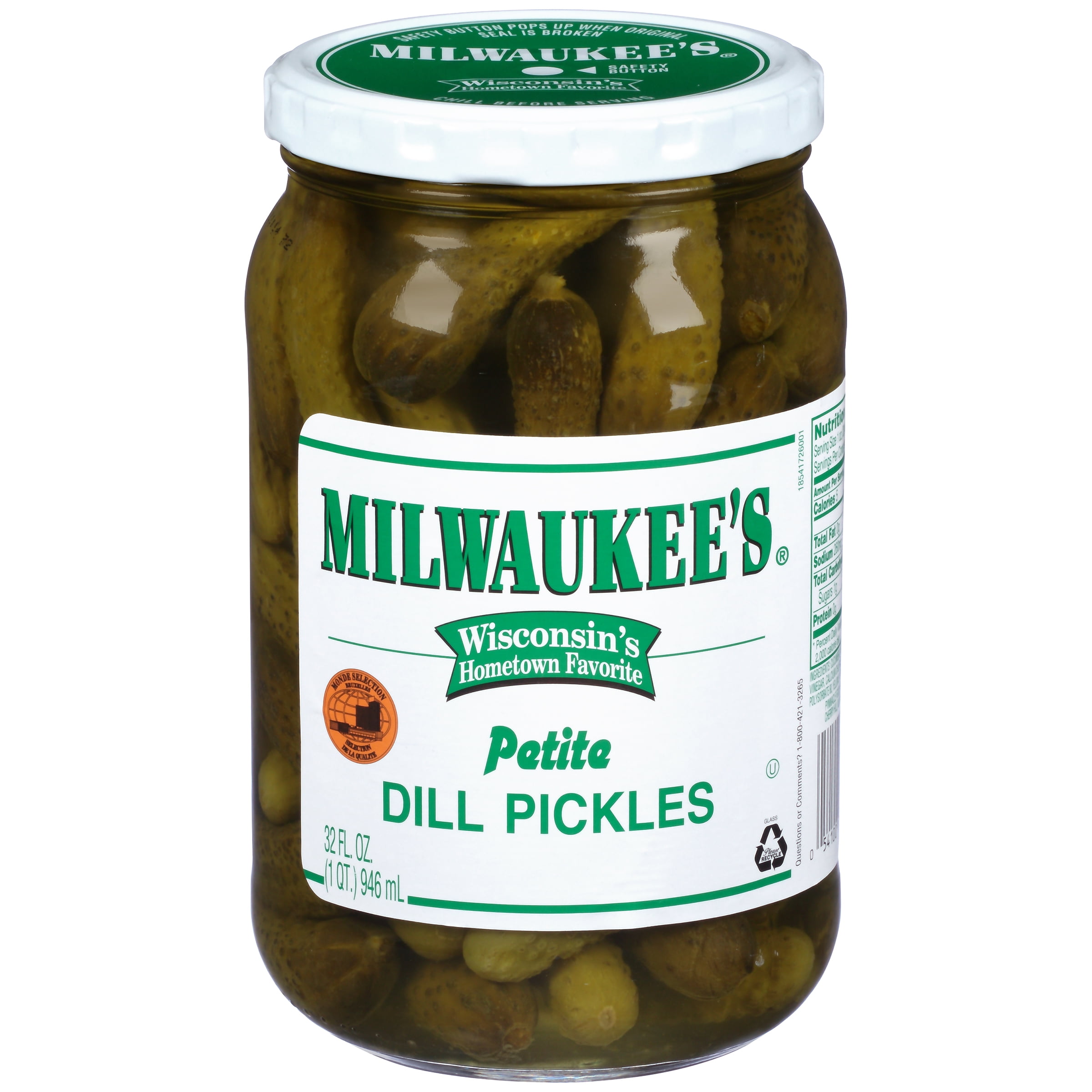 Milwaukee's Petite Dill Pickles, 32 oz.