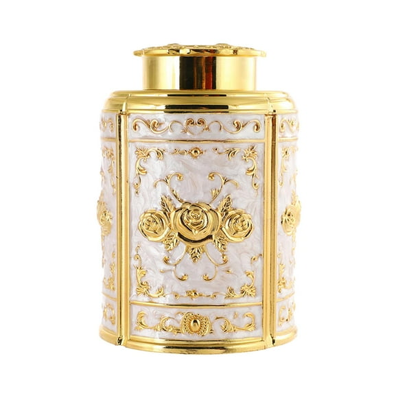 Recipiente hermético de té suelto, bote de café molido, bote de café hermético, tarro de té de Metal para té
