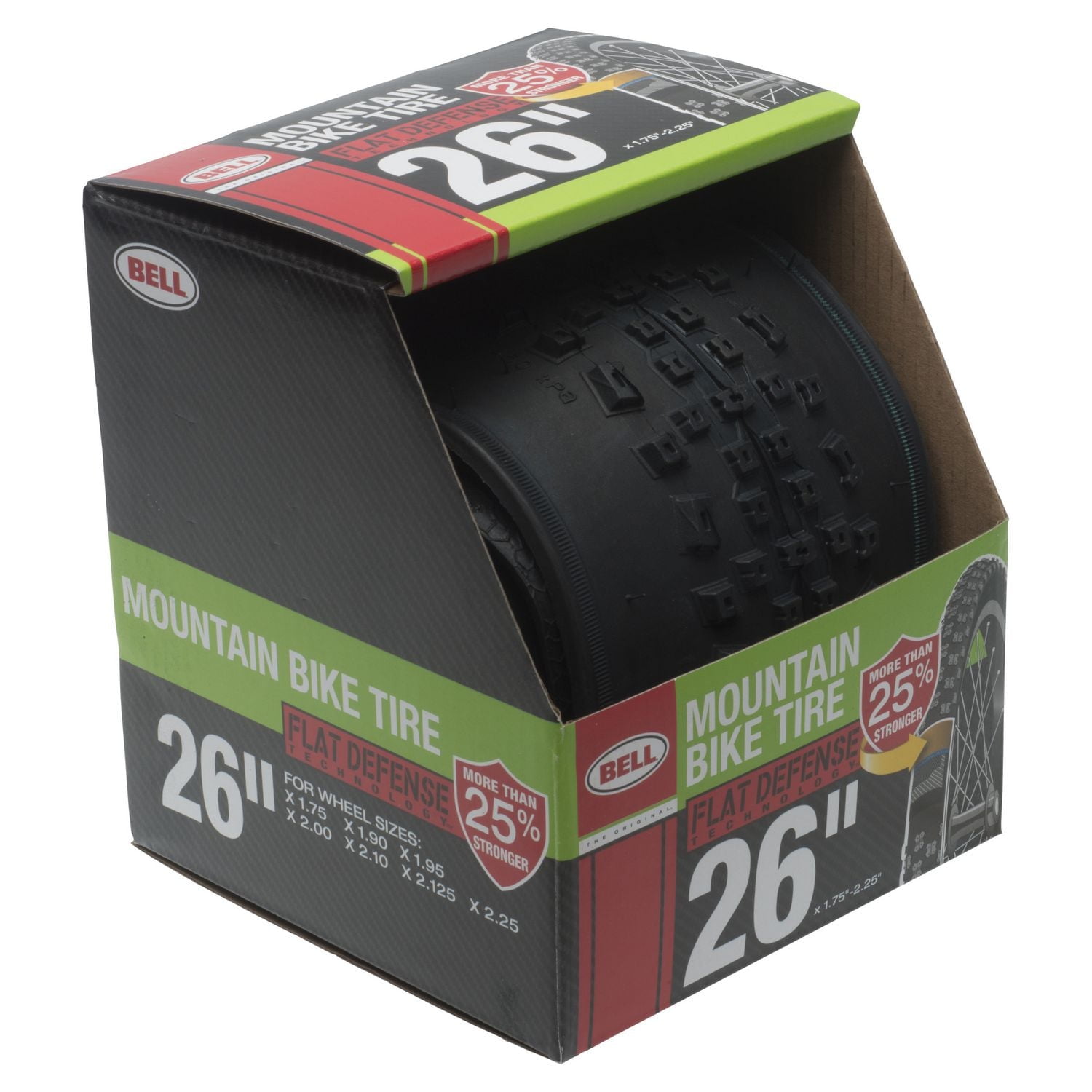 Bell Sports 26inch Mountain Bike Tire with Flat Defense