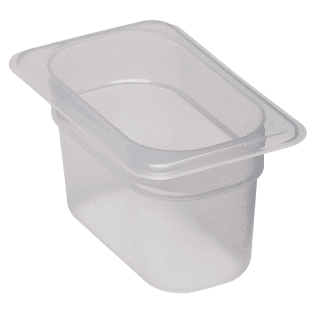 Camwear Food Pan Seal Covers - NSF, Translucent Polypropylene, Quarter Size (Case Of 6)