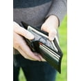 thumbnail image 4 of Stealth Mode Leather Bifold Wallet for Men With ID Window and RFID Blocking (Black), 4 of 9