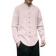 thumbnail image 1 of Camisas s Para Hombre De Vestir Camisa de manga larga para hombre Camisa casual con cordón de moda Camisa medieval masculina (RD1, L), 1 of 5