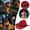 Red, variant on Ltdhehe Cat Hat For Small Stylish Denim Pet Hat With Star Print Comfortable Polyester Cat Accessory For Indoor Outdoor Use