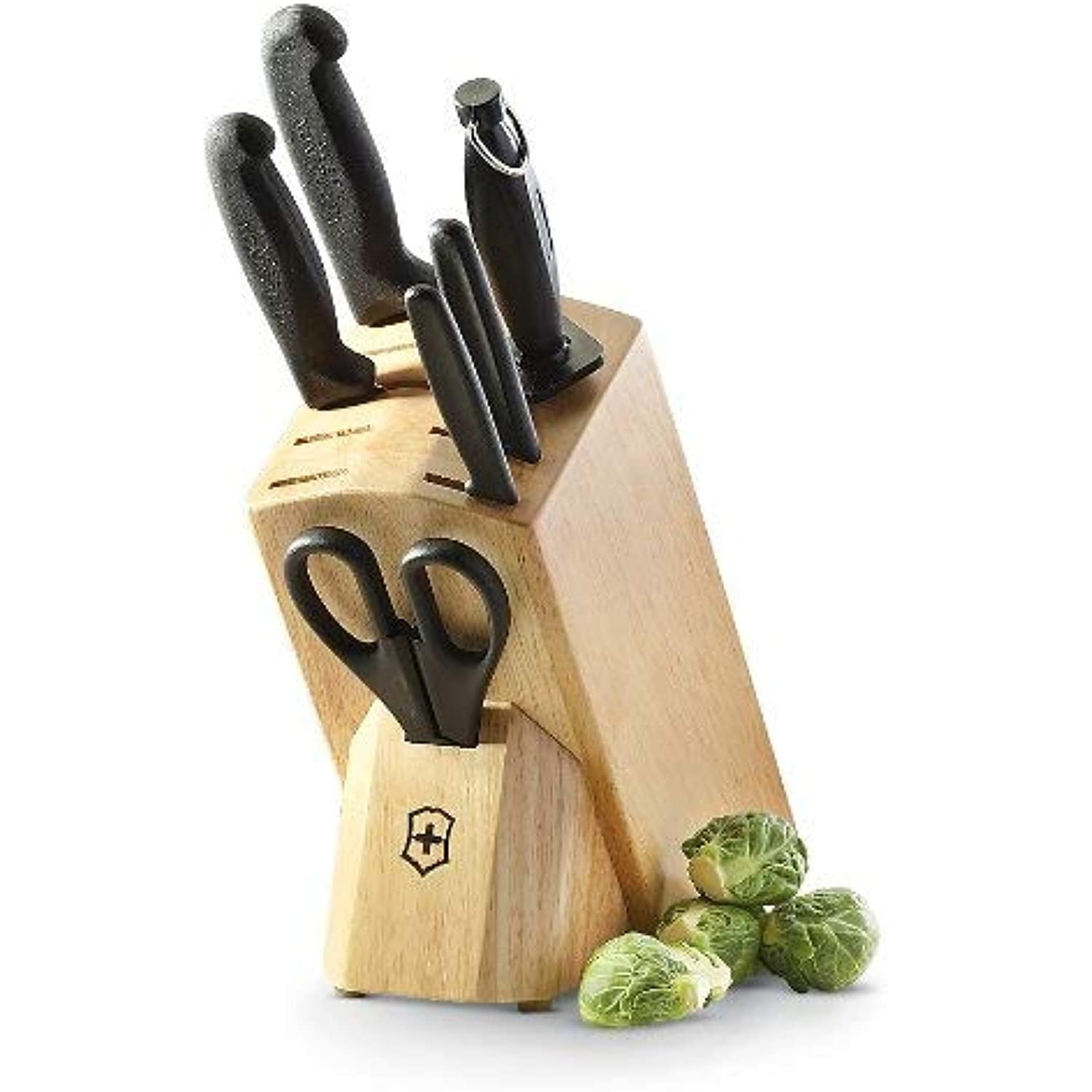Victorinox Forschner 7 Piece Block Set, Fibrox Handle* (Includes Free Gift)