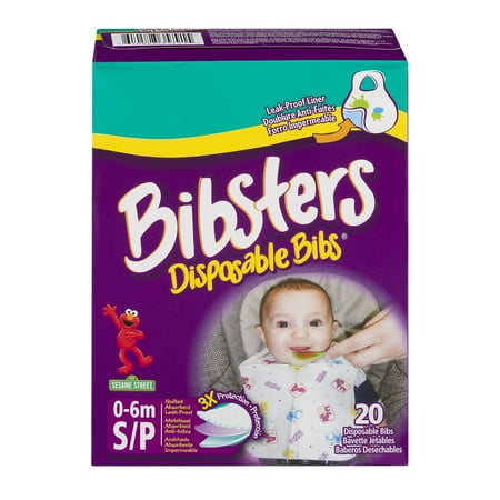 - Neat Solutions Bibsters Disposable Bib, Infant, 20 Ct