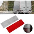 thumbnail image 5 of Plaque d'Avertissement Réfléchissante pour Remorque Plastique Rouge/blanc (2 Couleurs) 12 Pcs, 5 of 5