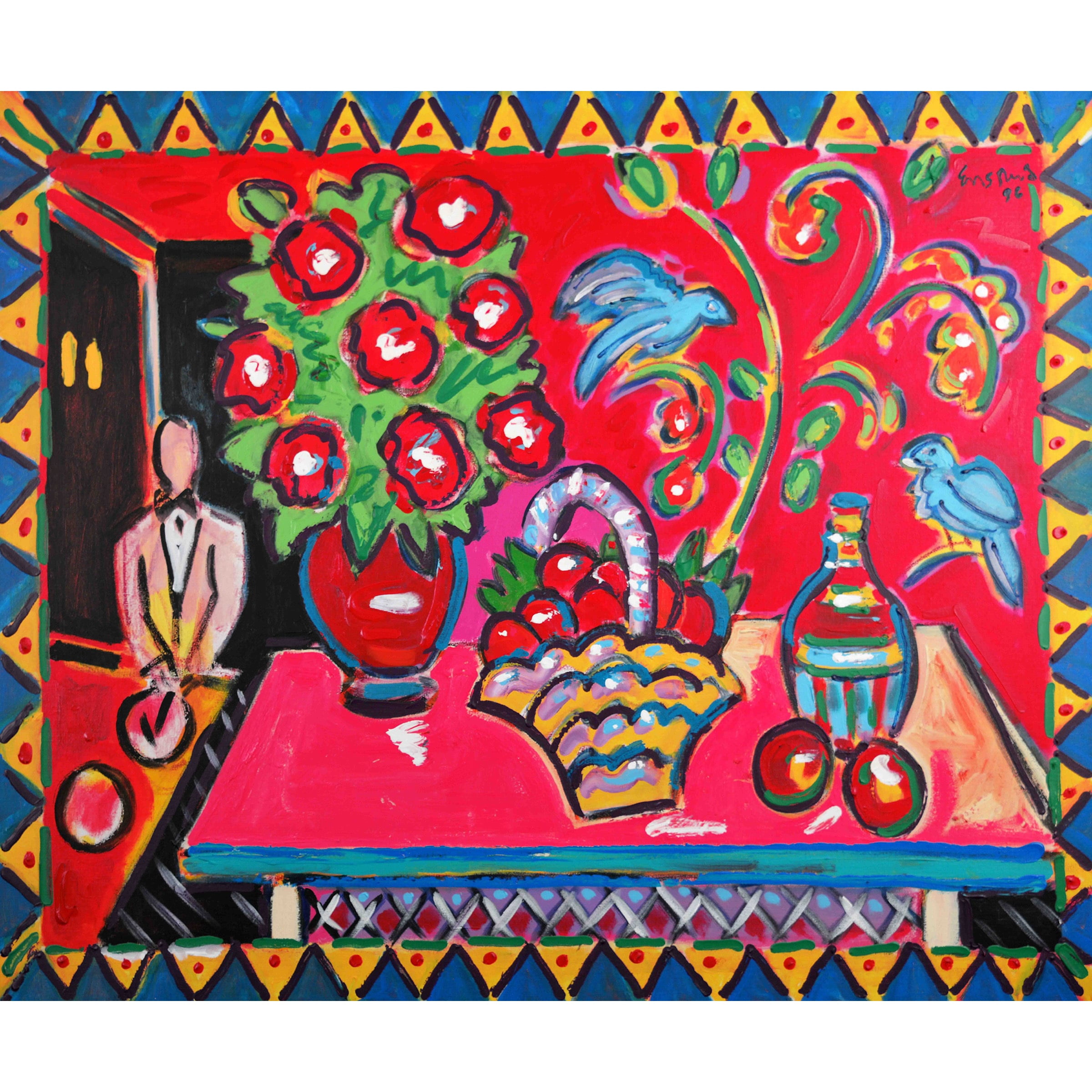 Marmont Hill "Felidia" by Wayne Ensrud Painting Print on Canvas