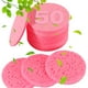 thumbnail image 1 of Esponjas faciales comprimidas para esteticistas, 50 unidades, esponjas de spa cosméticas profesionales de celulosa natural para limpieza facial, masaje, mascarilla exfoliante de poros, eliminación d, 1 of 5