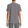 thumbnail image 2 of ClimateRight by Cuddl Duds Modern Fit Short Sleeve Scrub Top (Women's or Petite), 1 Count, 1 Pack, 2 of 5