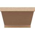 thumbnail image 2 of Ekena Millwork 6"W x 4"H x 12"L Burlington Woodgrain TimberThane Rafter Tail, Primed Tan, 2 of 6