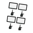 thumbnail image 2 of GUOOL 4 Pcs Pinces Porte-Enseignes Protecteur de Cartes Réutilisable Pivotant Étiquettes de Prix Pinces Double Tête pour Expositions Magasins Menu Noir, 2 of 9