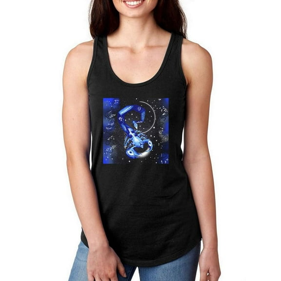 Artshine Scorpio, I Desire Racerback Tank Women -Arvee Gibson Designs, Female Large