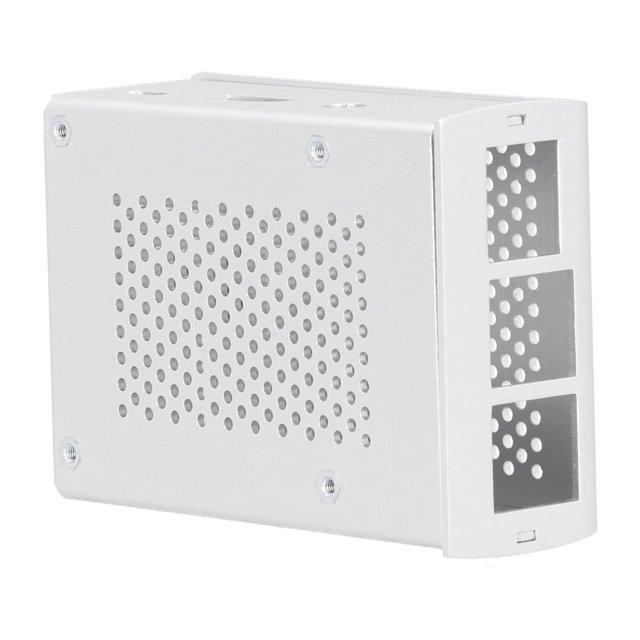 Caja de refrigeración del chasis, carcasa de disipación de calor, funda protectora informática para Raspberry Pi, caja de refrigeración de aleación de aluminio, uso conveniente