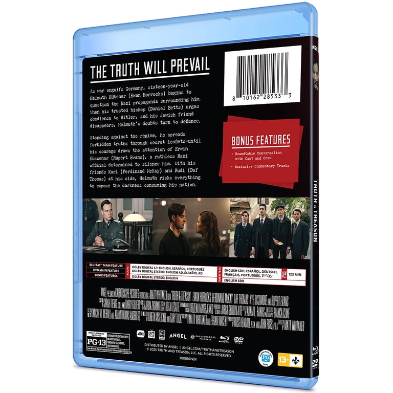 Truth & Treason (Blu-ray + DVD), Drama, Angel Studios - Walmart.com