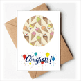 thumbnail image 1 of Cherry Chocolate Ice Wedding Cards Congratulations Greeting Envelopes, 1 of 3