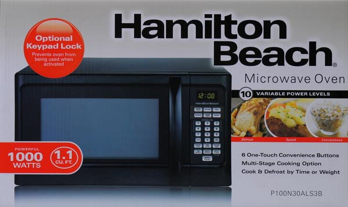 Hamilton Beach 1.1 Cu. Ft. Red Microwave – UnitedSlickMart