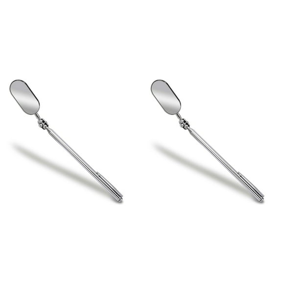 2 PCS Telescopic Inspection Mirror, Car Retractable Extension Mirror for Vehicle