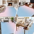 thumbnail image 5 of Pink Blue Ombre Area Rug 5x8 FT, Non Slip Bedroom Throw Carpet, Pink Gradient Color Modern Abstract Art Washable Soft Floor Carpet Non-Shedding Rug for Living Room Nursery Dorm Office, 5 of 9