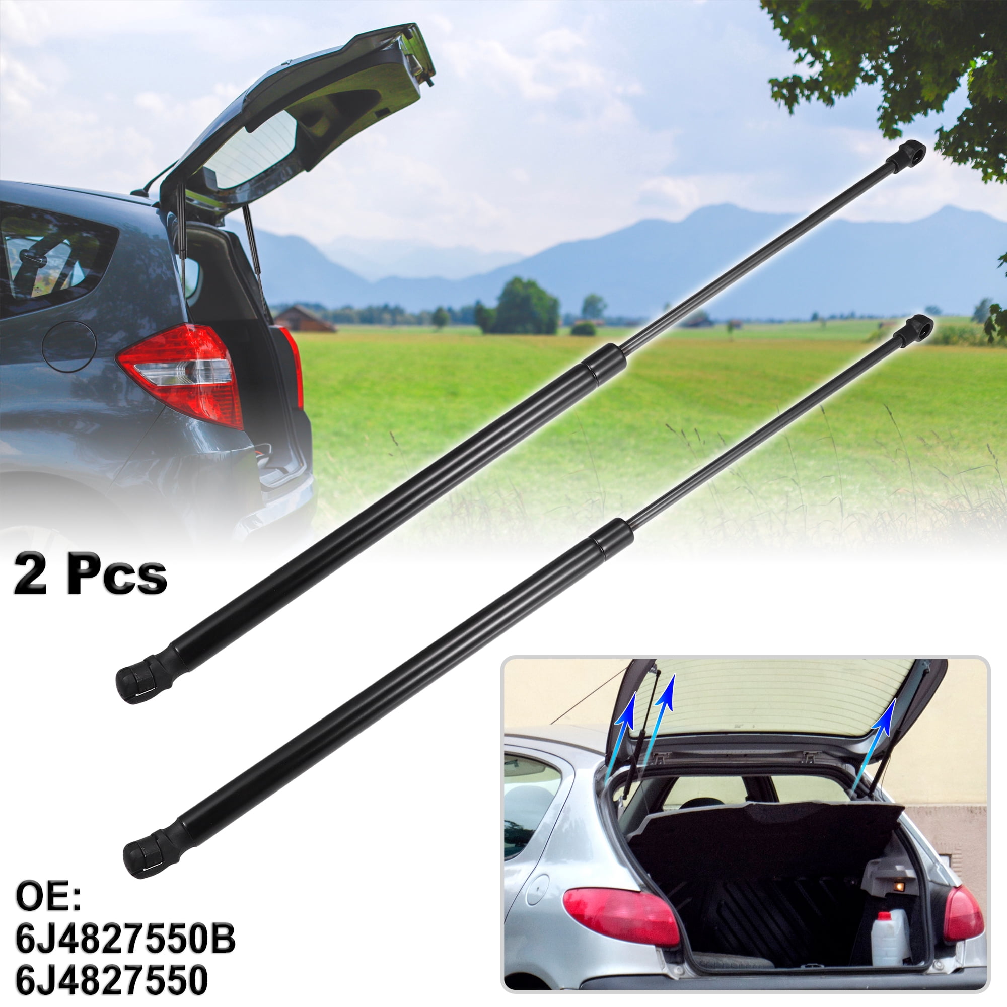 Unique Bargains 2Pcs Rear Hatch Lift Supports Struts for Seat Ibiza IV 2008-2019