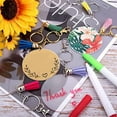thumbnail image 3 of 120 Sets of Acrylic Keychain Blanks with Key Chain Rings Blank Keychains Clear Keychain Blanks, 3 of 6
