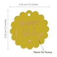 thumbnail image 6 of Inkdotpot Pack Of 100 Real Rose Gold Foil Paper Tags Happy Holiday Favor Hang Tags, 6 of 7