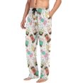 thumbnail image 5 of HPINK-T Mens Sleep Pajama Pants Set Bottoms Capybara Fleece Lounge Sleepwear PJs S, 5 of 7
