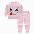 thumbnail image 2 of masbird Little Boy Girl Space Pajama Set Cotton Dinosaur Sleepwear Long Sleeve Pjs 6-12 Months 12-24 Months 2t 3t 4t 5t 6t 7t 8t 9t(Pink,3-6 M), 2 of 4