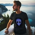 thumbnail image 5 of Large Tops For Men GraphicSkull (8) Printed Tees Summer Everyday Short-Sleeved T Shirts Black or White XS-5XL, 5 of 5