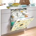 thumbnail image 2 of Yayeee Magnetic Dishwasher Cover for The Front Decoration Home Kitchen Machine Sticker Protector, Floral Birds Pattern, 2 of 6
