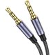 thumbnail image 1 of wonima44 MOSWAG 10FT/3Meter 3.5mm Audio Cable Male to Male 4 Pole Audio Cable Stereo Aux Cable Auxiliary Cable Aux Cord for Headphones,PS4,Smartphone,Tablets,Headset,PC,Laptop and More, 1 of 1
