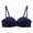 Blue, variant on Gyexs Women Wireless Lightly Lined Comfort Bra Everyday Support Underwear Seamless T-Shirt Sports Bras for Women, Grey, Size 34