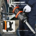 thumbnail image 3 of KFFKFF Air Impact Wrench, 1 Inch,Capable of 5175 ft-lbs Impressive Reverse Torque Output,Pneumatic Impact Tool with 8 Inch Extended Anvil,for Heavy Machinery,Semi-Truck, Bus Repairs and Maintenance, 3 of 9