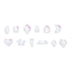 thumbnail image 4 of Nail Art Rhinestones Aurora Diamantes multiusos para uñas para el hogar, salón, escuelas de arte de uñas, 4 of 12