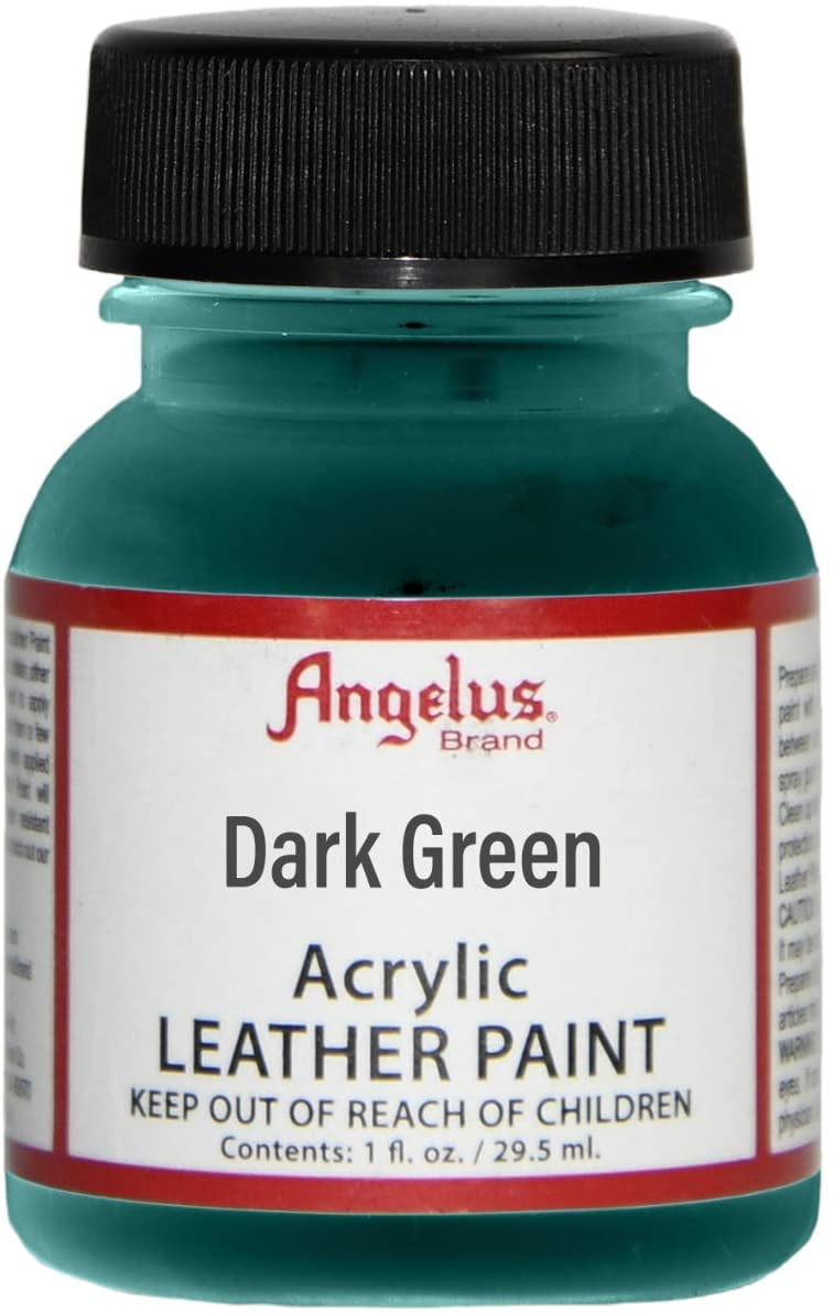 Angelus Acrylic Leather Paint, Dark Green, 1 oz. Walmart Canada