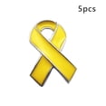 thumbnail image 1 of Health Awareness Brooch - Gold Plated Campaign Lapel Pin for Support and Solidarity 100PCS, 1 of 5