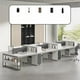 thumbnail image 5 of Computer Staff Office Desks Employee Modern Simplicity Combination Office Desks Multiple Seats Bureau Meuble Equipment QF50OD My Lux Decor Round, 5 of 16