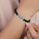 thumbnail image 5 of 2 unidades/set de pulseras de cuentas de Buda para mujer y hombre, pulseras de piedra de lava negra y ojos de tigre, brazaletes con charm, budismo, 5 of 8