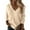Beige_#10, variant on Nokdvo Womens V Neck Sweater Fashion 2025 Knit Jumperted Jumper Solid Color Pullover Casual Long Sleeve Loose Sweaters,Wine S