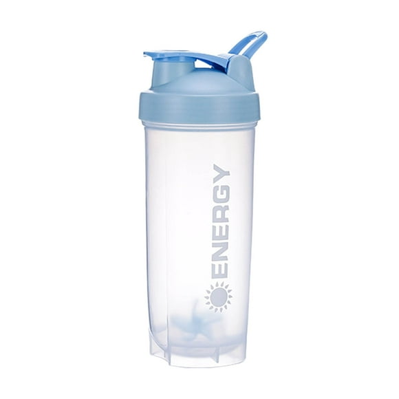jovati Protein Shaker Bottle with Powder Storage 500Ml Shaker Bottle,Shaker Bottle with Stirring Ball,Water Cup for Fitness, Classic Protein Mixer Shaker Bottle
