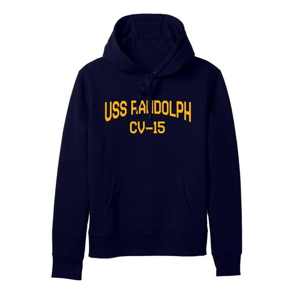 USS Randolph CV-15 Aircraft Carrier Standard Size Pullover Hoodie