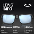 thumbnail image 4 of Oakley OO9449 Gibston Square Shaped Polarized Sunglasses for Men - Includes Official Eyewear Kit - Matte Black Frame with Prizm Deep Water Lens, 4 of 6