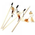 thumbnail image 5 of Forzero Pet Cat Natural Wooden Rod Tease Wand Toys Cats Interactive Exercise Toys for Solving Boredom, 5 of 7