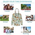 thumbnail image 5 of KLL Unisex Kids Boys Girls Hooded Pocket Pullover Hoodies-Mushroom House Insect Frog, 5 of 5