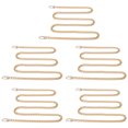 thumbnail image 2 of Cadena de aluminio para bolsas, 5 piezas, cadena para joyería, cadena para joyería, cadena de metal para manualidades diseñada para profesionales, 2 of 14