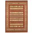 thumbnail image 1 of Unique Loom Fars Collection Tapis Tribal Moderne Zone Décontractée, 7 x 10 Pieds, Rouille Rouge/beige, 1 of 5