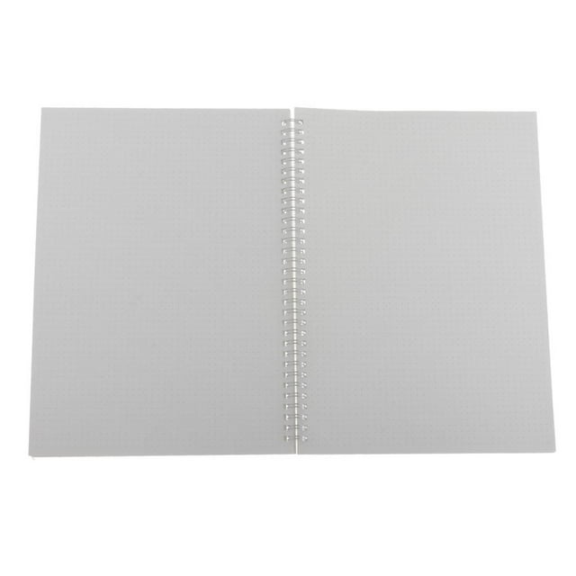 Cuaderno espiral A4 de 11,3 x 8,3 pulgadas, regalo, 80 hojas, reciclable, sin ácido, resistente. Cuadrícula de puntos A4
