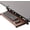 Dark Walnut, variant on Small Keyboard Tray, Under Desk Pull Out with Extra Sturdy C Clamp Mount System, 20 Inches (26 Inches Including The Clamps) x 11 Inches Slide-Out Platform Computer Drawer for Typing, Black,
